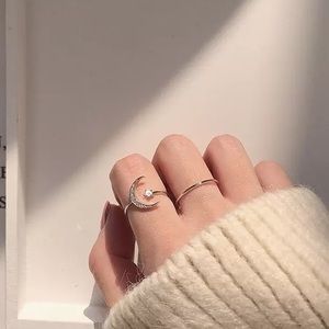 Rose Gold Galaxie 2 Piece Bohemian Rings